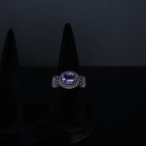 Sterling Silver Amethyst Ring